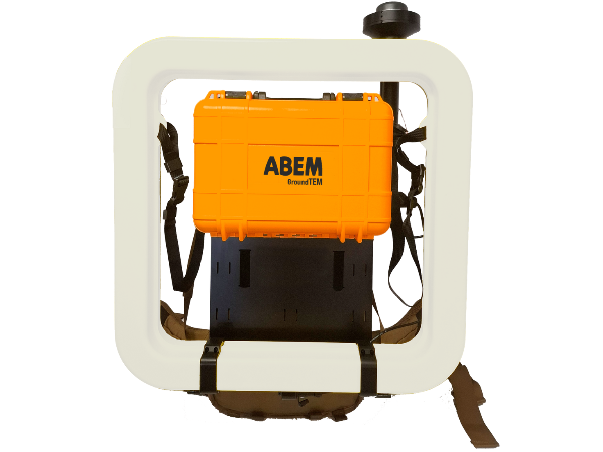 ABEM GroundTEM Trek mobile TEM backpack system